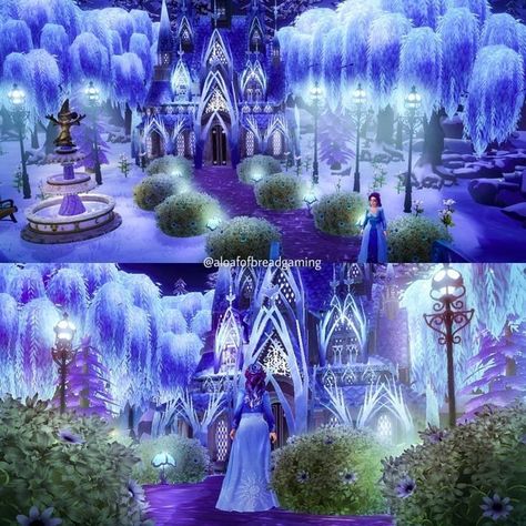 Disney Dream Light Valley Decorating, Disney Dreamlight Valley Frozen Heights, Dream Light Valley Frosted Heights, Woodys House Dreamlight Valley, Frosted Heights Design Dreamlight Valley, Dreamlight Valley Ursula House, Ddv Frosted Heights, Disney Dreamlight Valley Frosted Heights Ideas, Dreamlight Valley Frosted Heights Ideas