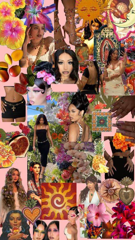 #latina #latinaaesthetic #latinas #latinamerica #latinaoutfitinspo #tropical #tropicalsummer #tropicalgirl #tropicalvibes #island #islandgirl #gold #summer #summeraesthetic #summer2024 #summer Latina Collage, Latina Aesthetic, Tropical Girl, Dream Live, Island Girl, Tropical Vibes, Summer Aesthetic, Passion For Fashion, Collage