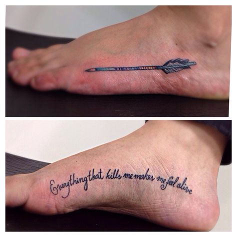 My tattoos. An arrow and a quote from Counting stars of OneRepublic I Lived Tattoo One Republic, One Republic Tattoo, Stars Tattoo, Doll Tattoo, My Tattoos, Body Tattoo, Counting Stars, An Arrow, One Republic