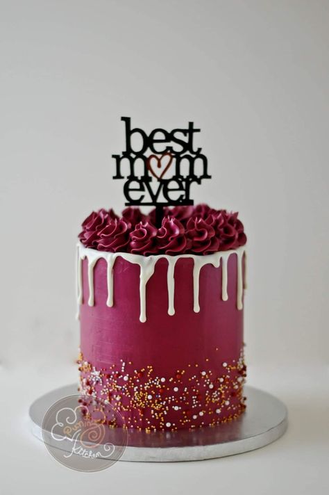 Pastel Color Vino, Fabulous Cakes, Gorgeous Cakes, Cake Decor, Cake Art, Cake Decorating, Birthday Cake, Pastel, Velvet