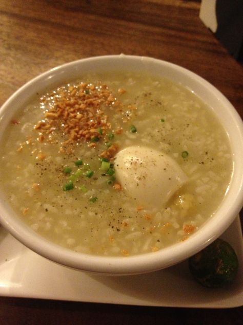 Arroz Caldo @ Lugaw Republic Tagaytay Lugaw Food, Iphone Wallpaper Inspirational, Tagaytay, Filipino Food, Filipino Recipes, Hummus, Ethnic Recipes, Quick Saves