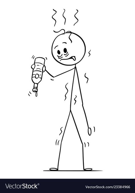 High Person Drawing, Drinking Alcohol Drawing, Thirsty Drawing, Alcohol Drawing Bottle, Drinking Drawing Alcoholic, Stick Person Drawing, Alcohol Bottle Drawing, Alcohol Cartoon, Alcohol Drawing