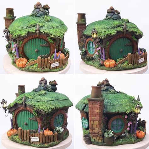 Papie Mashe, Gnome Houses, Diy Fairy Door, Casa Hobbit, Fairy Garden Doors, Fairytale House, Hobbit Hole, Fairy Garden Supplies, Hobbit House