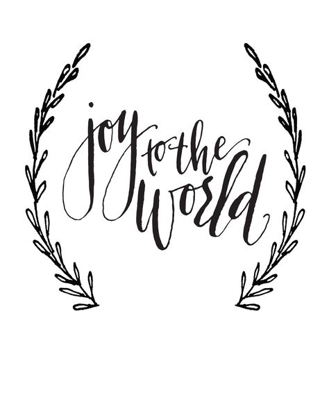 Joy to the World. Calligraphy print Joy To The World Calligraphy, Hand Lettered Christmas Signs, Sublimacion Ideas, Calligraphy Cards, Christmas Calligraphy, Calligraphy Print, Christmas Lettering, Chalkboard Art, Joy To The World