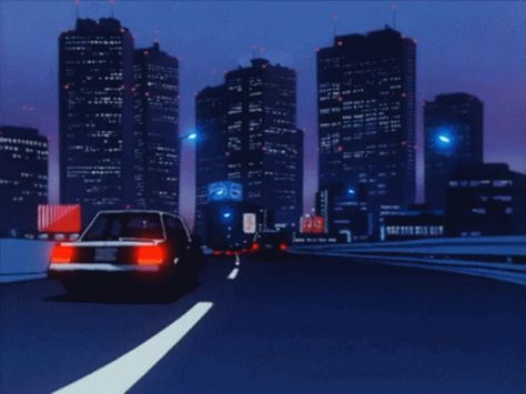 Wicked City Anime, Car Gif, Night Gif, Anime City, Arte 8 Bits, New Retro Wave, World Of Darkness, Retro Waves, Belem