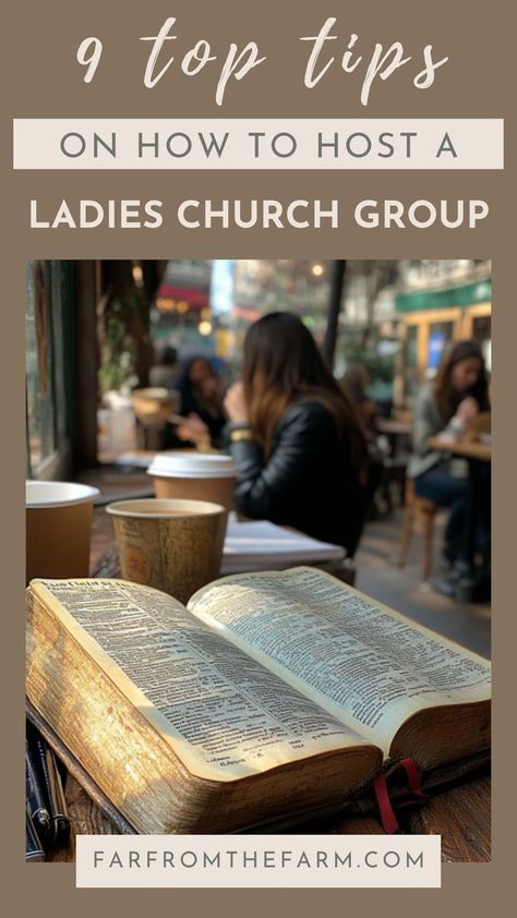 How to Host a Ladies Church Group Womens Fellowship, Ladies Bible Study, Bible Study Ideas, Titus 2 Woman, Christian Hospitality, Titus 2, Church Group, Prayer Group, Study Ideas