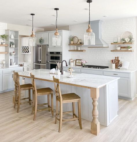 Infuse your kitchen with a touch of rustic charm with our Pine Monastery Island Legs. Meticulously crafted from sustainably harvested American pine, these large 5" x 34.5" wooden legs offer the perfect blend of stability and style for your island or gathering table. Our unfinished wooden island legs are versatile and ready to grace your kitchen island, counter, or gathering height table with their sturdy presence. Stain or paint them to match your decor and watch as they transform your space int Kitchen Island With Legs, Wooden Island, Kitchen Island With Sink, Kitchen Peninsula, Pine Kitchen, Gorgeous Kitchens, Kitchen Plans, Wooden Kitchen, Updated Kitchen