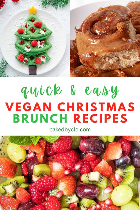 Create holiday magic with these easy vegan Christmas brunch ideas. Savor the flavors of the season with a festive morning spread. Vegetarian Xmas Recipes, Vegan Christmas Breakfast Ideas, Christmas Vegan Appetizers, Vegan Brunch Ideas For A Crowd, Vegan Christmas Brunch, Easy Vegan Brunch, Vegan Christmas Breakfast, Gluten Free Christmas Breakfast, Vegan Brunch Ideas