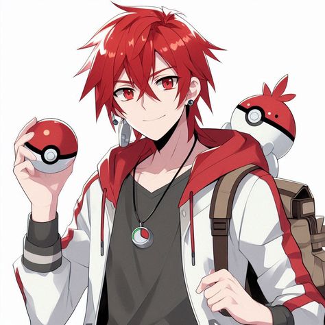 Pokemon Trainer Male Oc, Pokemon Professor Oc, Pokemon Oc Male, Pokemon Trainer Oc, Pokemon Ocs, Pokemon Anime Characters, Oc Pokemon, Pokemon Anime, Pokemon Oc