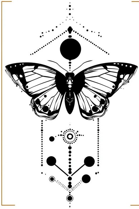 Tattoo idea: Circuit design tattoo:tattoo sketch Card with Butterfly – Transformation. tr Tech Tattoo, Butterfly Transformation, Symmetrical Tattoo, New Tattoo Designs, Modern Tattoos, Tattoo Sketch, Line Work Tattoo, Top Tattoos, Circuit Design