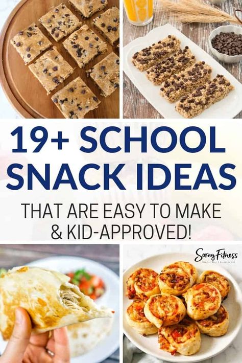 Easy School Snacks, Simple Snack Ideas, School Snack Ideas, Snacks For School, Ideas For Back To School, Snack Sani, School Snacks For Kids, Healthy School Snacks, Easy Snacks For Kids