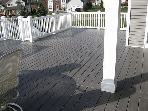 grey house with deck | Recent Photos The Commons Getty Collection Galleries World Map App ... Grey Deck Paint, Grey Deck, Deck Stain Colors, Deck Colors, Deck Paint, Staining Deck, Grey Houses, House Deck, Decks Backyard