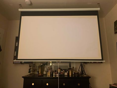 Cinema Experience, Retractable Screen, Print Planner, Projection Screen, Iphone Homescreen Wallpaper, Projector Screen, Theatre Set, Screen Free, Drilling Holes