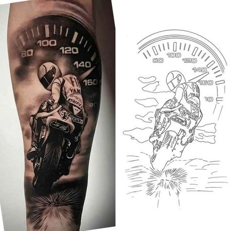 Leg Tattoo Outline, Stencil Tattoo Ideas, Tattoo Practice Stencils, Moto Tattoo, Tattoo Design Stencil, Travel Tattoo Ideas, Leg Sleeve Tattoos, Leg Tattoo Ideas, Motorcycle Tattoo