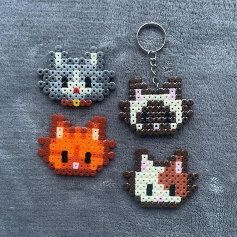 Cat Hama bead keychain 

For only one cat! Not all... - Depop Bead Keychain, Beads Patterns, Hama Bead, Hama Beads Patterns, Cat Keychain, Beaded Keychains, Hama Beads, All Brands, Message Me