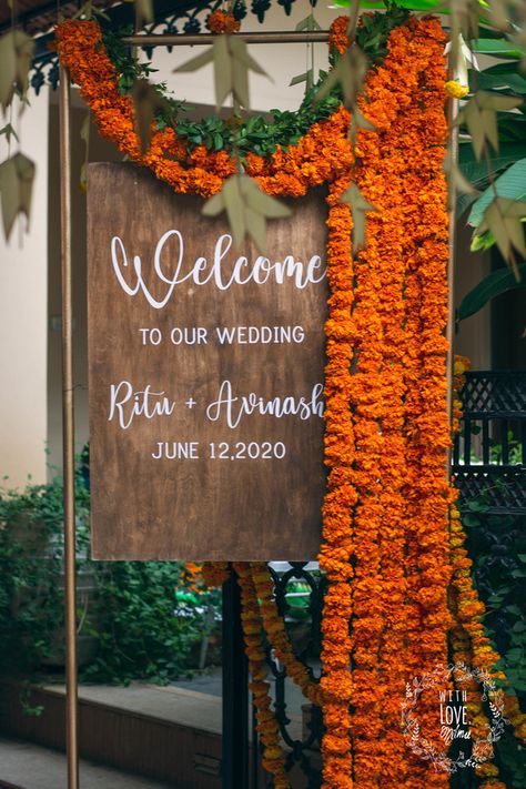 Trending: This Bengaluru wedding is proof that backyard weddings are in Wedding Background Decoration, Wedding Entrance Decor, Mandap Decor, Desi Wedding Decor, Wedding Planning Decor, Wedding Backdrop Decorations, Traditional Wedding Decor, Wedding Mandap, Wedding Design Decoration