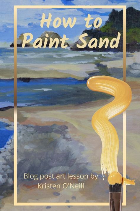 Sand Paint Color, Beach Paint Colors, Mixing Paint Colors, Oil Painting Tips, Ocean Waves Painting, Art Tutorials Watercolor, Oil Painting Tutorial, Colorful Oil Painting, Colorful Paintings Acrylic