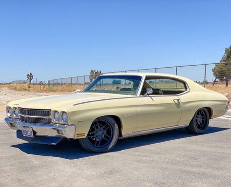 A classic ‘70 Chevy. Love the ‘70 Chevelles. #chevelle #chevroletclassiccars #chevroletchevelleclassiccars #v8 #supersport #oldcars Classic Chevy Cars, Bespoke Cars, Chevrolet Chevelle Malibu, Classic Cars Chevy, Chevy Chevelle Ss, Chevy Ss, Hot Rods Cars Muscle, Chevy Muscle Cars, Vintage Muscle Cars