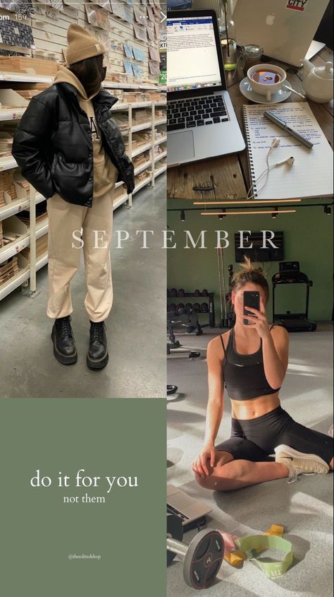 Vision board september #visionboard #visionboardideas #september #vision #board #goals #lawofattraction #leydeatraccion September Goals Aesthetic, September Vision Board Aesthetic, September Outfits 2023, Manifesting September, September Manifestation, September Vision Board, September Feels, Autumn Vision Board, Fall Vision Board