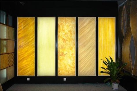 Plywood Showroom, Alabaster Sheet, Wall Concept, Acrylic Wall Panels, Faux Stone Panels, Nyc Interior Design, Tatami Room, Tv Unit Interior Design, Church Stage Design