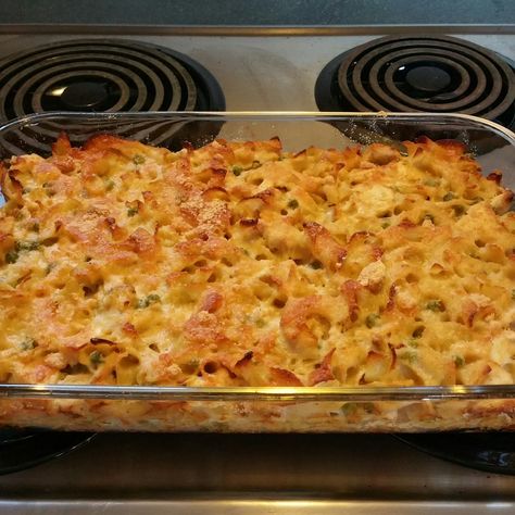 Chicken Negresco Negresco Pasta Chicken, Fajita Pasta Bake, Chicken Casserole Dishes, Lemon Sauce For Chicken, Fajita Pasta, Béchamel Sauce, Chicken Fajita Pasta, Lemon Caper Sauce, Baked Pasta Recipes