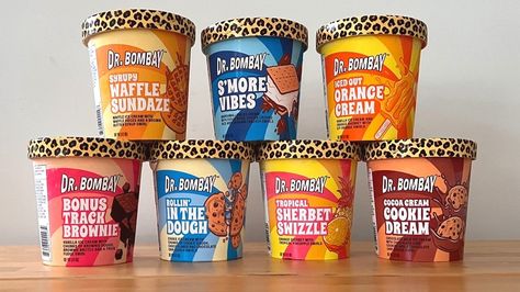 Dr Bombay, Brownie Brittle, Waffle Ice Cream, Ice Cream Base, Milk Ice Cream, Orange Sherbet, Ice Cream Flavors, Rice Crispy, Ice Creams