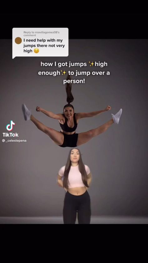 Flyer Stretches Cheerleading, Split Jump Drills, Types Of Cheer Jumps, Cheerleader Moves For Beginners, How To Improve Jumps For Cheer, How To Do A Heel Stretch For Cheer, Cheer Jumps Workout, Cheer Workouts At The Gym, Cheer Routines For Beginners