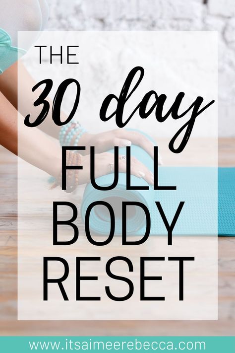 Need a full body reset? Wondering how to be more healthy? Check out the 30 day full body reset #glowuphacks #glowuptips #healthytips Body Reset Diet, Quick Yoga, Body Reset, Gym Workout Plan For Women, Body Makeover, Full Body Detox, Things To Do Alone, Healthy Changes, Workout Results