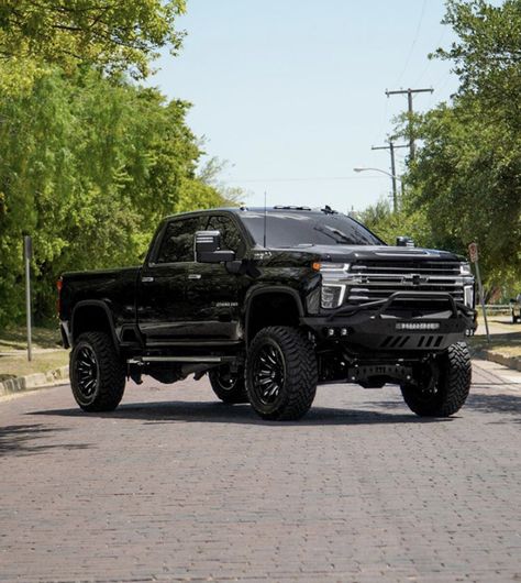 Luxury Future, Blacked Out Silverado, 2019 Chevy Silverado Lifted, Blacked Out Chevy Silverado, Truck Lift, Lifted Silverado, Gmc Suv, Jacked Up Chevy, Blacked Out Lifted Chevy Silverado