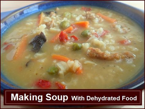 Dehydrated Meat Recipes, Dehydrated Soup Recipes, Diy Dehydrated Backpacking Meals, Dehydrated Soup Mix Recipes, Food Dehydrator Ideas, Dehydrated Food Recipes, Dehydrated Soup, Dehydrated Camping Food, Dry Soup Mixes