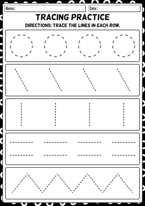 Help your preschooler develop important fine motor skills and pencil control with these pre-writing worksheets. Encourage creativity and learning with a variety of tracing, drawing, and writing activities. Download these free worksheets and set your child up for success in their early education journey. #earlylearning #preschoolprep #parentingtips #prewritingworksheets Small Motor Preschool Activities, Worksheet For Two Year Old, Tracing For Two Year Olds, Preschool Traceable Worksheets, Pre Writing Activity For Preschool, Pencil Tracing Worksheet, Practice Tracing Lines, Trace Words Worksheets, Kindergarten Tracing Printables