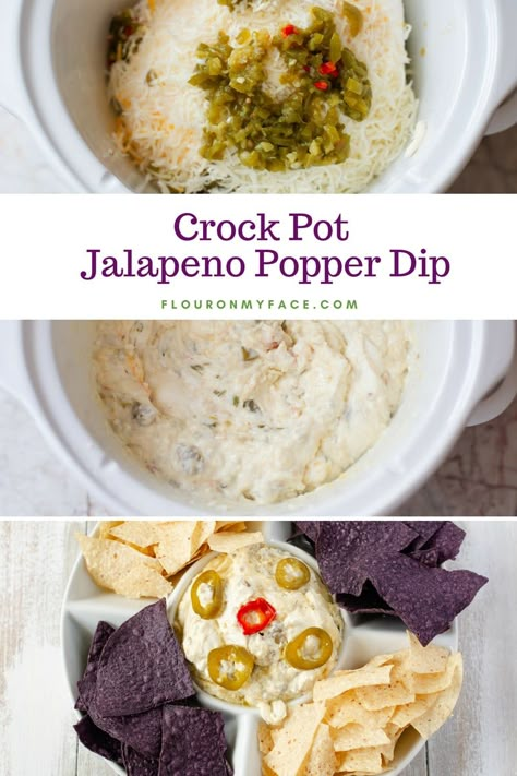 Pepper Dip Recipe, Popper Dip Recipe, Jalapeno Popper Dip Recipe, Crockpot Appetizers, Crock Pot Dips, Jalapeno Popper Dip, Popper Dip, Stuffed Pepper Dip, Crock Pot Recipes