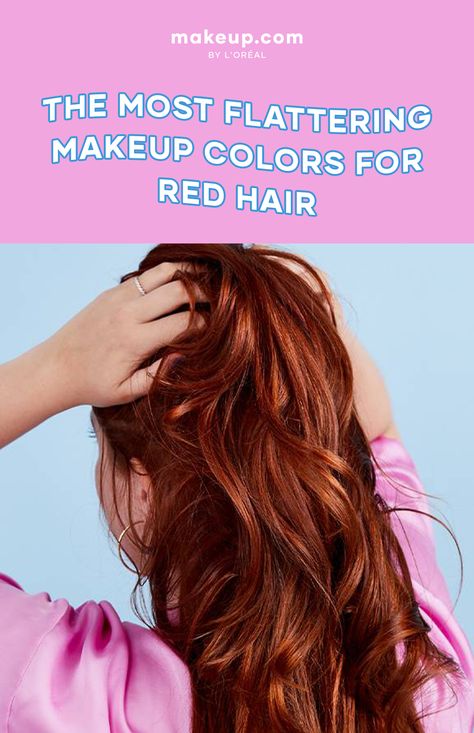 Best Makeup for Red Hair Purple Eyeshadow Red Lipstick, Redhead Makeup Brown Eyes, Makeup For Hazel Eyes And Red Hair, Lipstick For Red Hair, Red Hair Eye Makeup, Red Hair Brown Eyes Makeup, Redhead Lipstick Shades, Best Colors For Redheads To Wear, Red Hair Makeup Looks