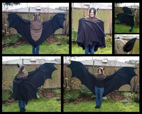 Girl in bat costume Bat Costume, Makijaż Smokey Eye, Cosplay Tutorial, Cosplay Diy, Cosplay Tips, Fantasias Halloween, Costume Makeup, Diy Costumes, Halloween Cosplay