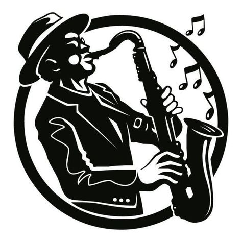 Navy Blue Suit Men, Music Silhouette, Saxophone Art, Musical Wall, Jazz Instruments, Wood Burning Patterns Stencil, Music Notes Art, Creative Wall Painting, Jazz Poster