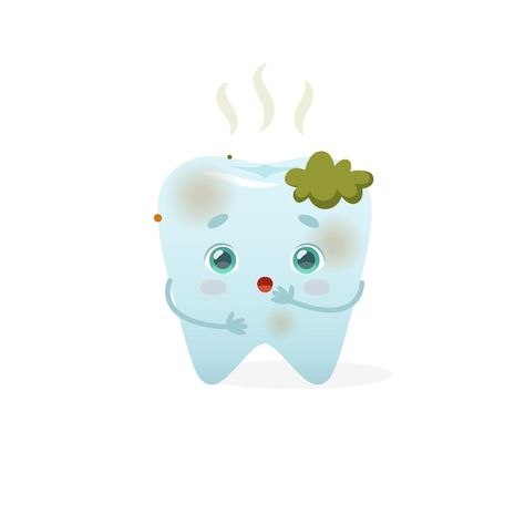 Vector cartoon dirty tooth mascot with c... | Premium Vector #Freepik #vector #funny-cartoon #tooth-decay #tooth-cartoon #cartoon-mascot Cartoon Tooth, Tooth Cartoon, Premium Vector Cartoon, Tiny Steps, Cute Vector, Cartoon Mascot, Cartoon Cartoon, Vector Cartoon, Tooth Decay