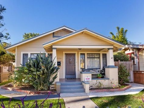 California Craftsman Bungalow, 1920s Craftsman Bungalows, California Craftsman, Wood Canopy Bed, California Bungalow, White Shiplap Wall, New Paint Colors, Minnesota Home, Pale Wood