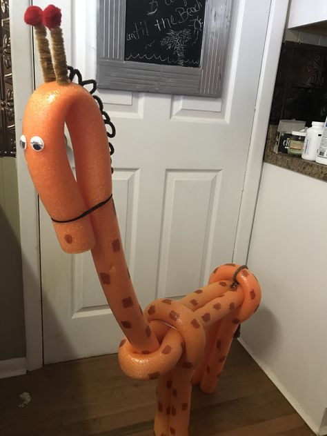 Pool Noodle Animals, How To Make A Horse Out Of A Pool Noodle, Horse Made Out Of Pool Noodles, Pool Noodle Stick Horse Diy, Pool Noodle Stick Horse, Diy Hobby Horse Pool Noodle, Adventure Club, Hobby Horses, Noah S Ark