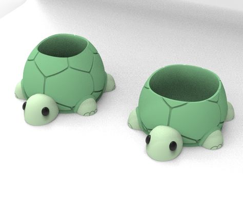 STL file turtle flower pot planter, pencil holder - 3D model STL file 🐢 ・3D printing model to download・Cults Ceramic Pinch Pots, 3d Printing Business, Bathroom Outdoor, Pinch Pots, Pencil Holder, Outdoor Garden Furniture, Air Plants, Flower Pot, Puerto Rico