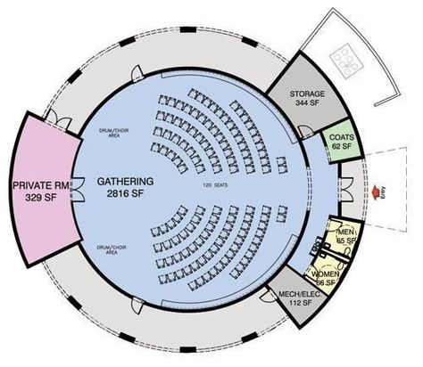 Auditorium Plan, Planetarium Architecture, Church Building Plans, Auditorium Architecture, Auditorium Design, Architectural Orders, Cultural Architecture, Architecture Design Concept, Education Architecture