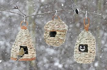 Help birds keep warm with Roosting Pockets Bird Nesting Material, Wild Birds Unlimited, Bird Treats, Bird House Kits, Cozy Backyard, Winter Bird, The Great White, How To Attract Birds, Wild Bird