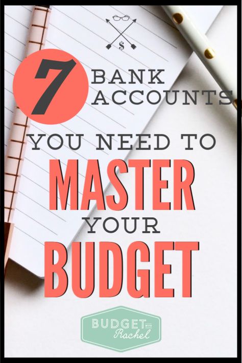 Ready to take your budget to the next level? You need to have these 7 bank accounts to help you have control over your money. Sticking to your budget will be so much easier with these accounts. #budget #budgettips #savemoney Multiple Bank Accounts, Debt Plan, Personal Finance Printables, Debt Payoff Plan, Finance Lessons, Saving Plan, Personal Finance Budget, Finance Printables, Bank Accounts