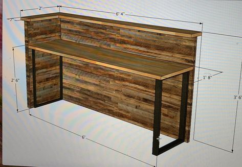 Reception Desk Diy, Wood Reception, Wood Reception Desk, Reception Desk Design, Shop Desk, Shop Counter, Counter Design, Coffee Shop Design, Cafe Interior Design