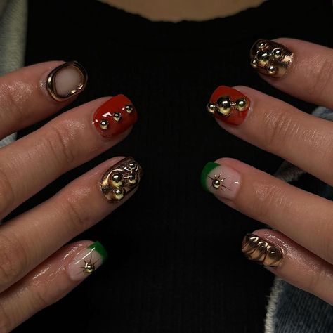 December Nail Ideas, Fall Tones, December Nails, Plaid Nails, Minimal Nails, Nail Tattoo, Minimalist Nails, Fire Nails, Dream Nails