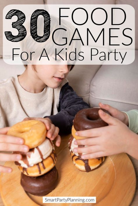 Cooking Challenge Game, School Age Food Activities, Eating Contest Ideas Party Games, Food Relay Games, Baking Party Games, Fun With Food Activities For Kids, Fun Easy Party Games, Fun Cooking Activities For Kids, Food Challenge Games