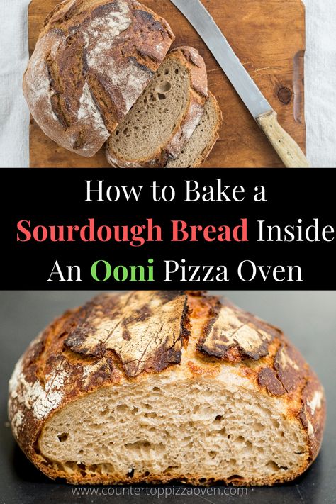 Ooni Recipes, Dutch Oven Sourdough Bread Recipe, Dutch Oven Sourdough Bread, Dutch Oven Sourdough, Outdoor Pizza Oven Recipes, Pizza Oven Recipes Wood Fired, Simple Sourdough Bread, Blackstone Pizza, Wood Fired Oven Recipes