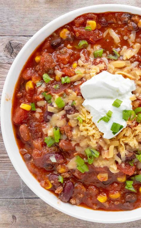 Chilli Recipe Slow Cooker, Chilli Recipe, Recipe Slow Cooker, Chilli Recipes, Recipes Beef, Chili Recipe Easy, Crockpot Recipes Beef, Slow Cooker Chili, Chili Recipe