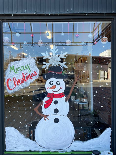 Snow Man Window Painting, Snowman Window Painting, Diy Christmas Window, Diy Christmas Yard Decorations, Red Riding Hood Party, Christmas Window Painting, Christmas Yard Decorations, Yard Decorations, Christmas Yard