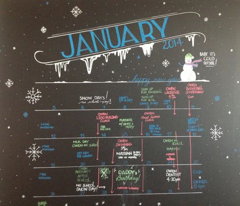 January Whiteboard Calendar, January Dry Erase Calendar Ideas, January Chalk Calendar, January Chalkboard Calendar Ideas, January Whiteboard Calendar Ideas, January Chalkboard Calendar, Chalk Calendar Ideas, January Chalkboard Ideas, Chalkboard Calendar Ideas