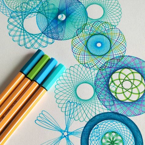 #spirograph Spirograph Art Ideas, Spirograph Tattoo, Spirograph Design, Spirograph Art, Pendulum Clock, Production Studio, Party Pack, Ideas Creative, Performing Arts